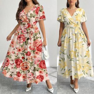 Women's Bohemian Minimalist Fashionable Casual Dress