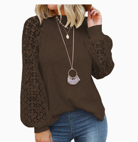 Lace Sleeve Blouse - Image 10