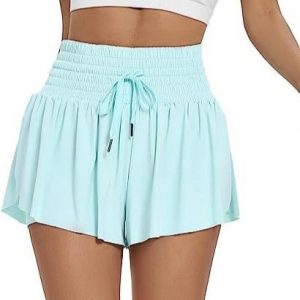 High-Waist Flow Shorts