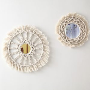 Mirror Decoration Original Nordic Decoration Bohemian Weaving Handmade Tapestry Bedroom Tapestry