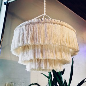 Bohemian Tapestry Lampshade Hand-woven Tassel