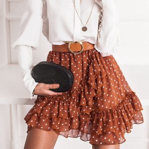 Polka dot skirt