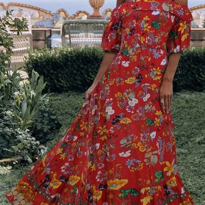 Bohemian print dress