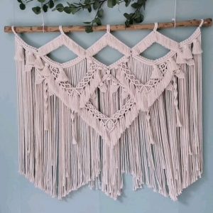 Hand-woven Wholesale Bohemian Tapestry Nordic Decoration Wall Tassel Large Tapestry