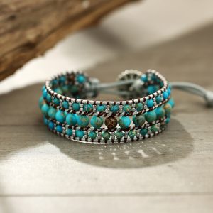 Bohemian Style Emperor Turquoise Handmade Bracelet