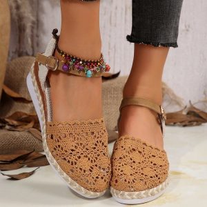 Crochet Strap Flats