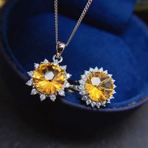Citrine Glow Jewelry Set