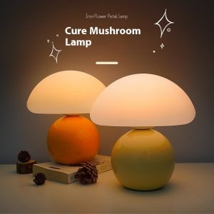 Bedside Lamp Cream Mushroom Decorative Table Lamp