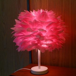 Bedroom Artistic Lamp Feather Table Lamp