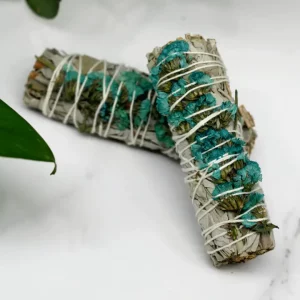 Blue Sage + Blue Sinuata Flower Bundle