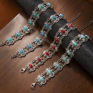 Retro Turquoise Bracelet Bohemian Ethnic-style Jewelry