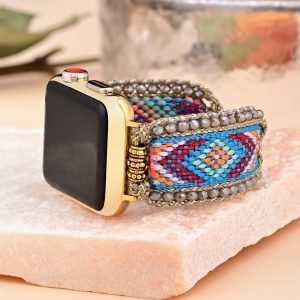 European And American Popular Accessories Nylon Crystal Hand-woven Strap