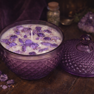 💜 The Seer – Crystal Energy Candle