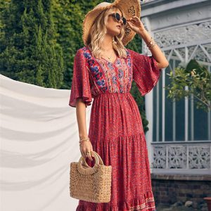 Summer Fashion Personality Women's Bohemian Dress