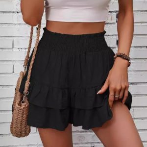 Layered Ruffle Shorts