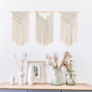 Hand Woven Bohemian Cotton Tapestry