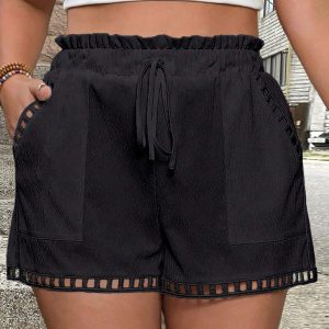 Classic Pocket High-Waist Shorts