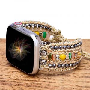 Imperial Stone Natural Stone Bohemian Style Watch Band Bracelet