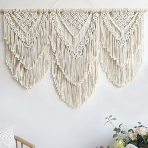 Tassel Cotton Rope Wall Hanging Tapestry