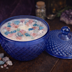 🩵 The Renewal – Crystal Energy Candle