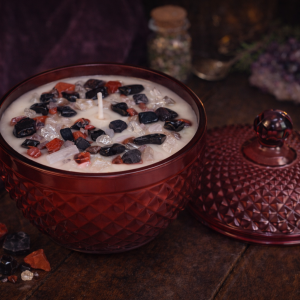 ❤️ The Sovereign – Crystal Energy Candle