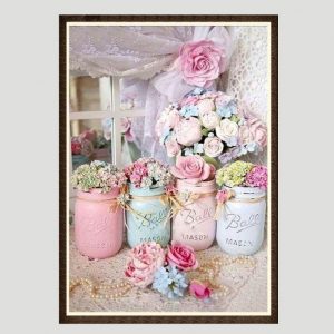 Pastel Floral Diamond Painting Kit