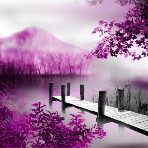 Purple Dreamland Diamond Painting Kit