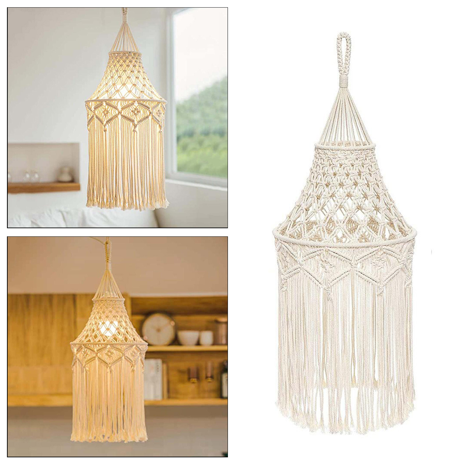 Bohemian Style Hand-woven Lampshade Tapestry - Image 2