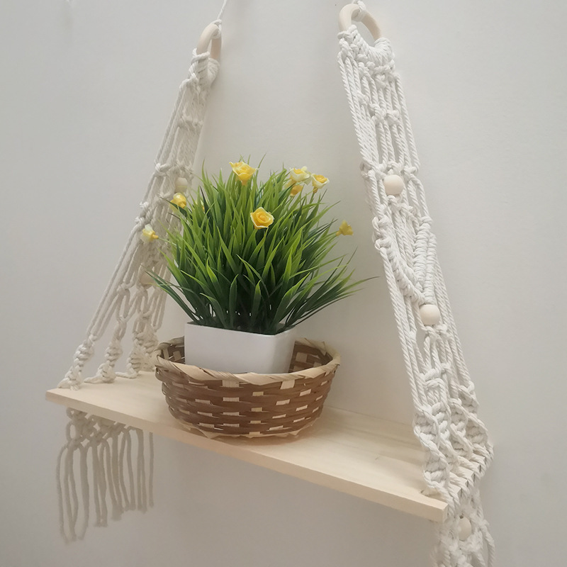 Bohemian Diy Wall Shelf Shelf Tapestry Finished Product - Image 4