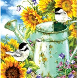 Sunflower Bird Diamond Painting Kit