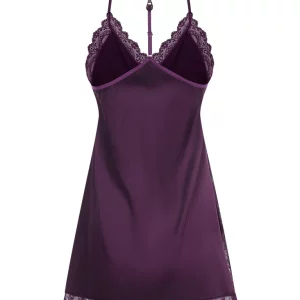 Lace Patchwork Spaghetti Strap Nightgown