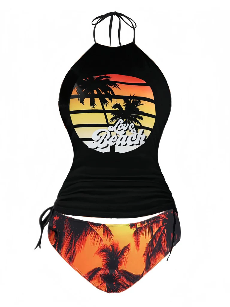 Star Stripe Halter Bikini Set - Image 5
