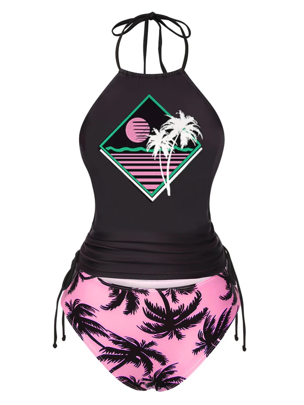 Star Stripe Halter Bikini Set - Image 4