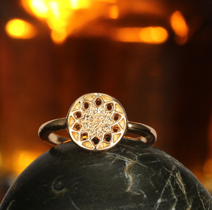 9PCS Midi Rings Set For Women Boho Detailed Metal Moon Feather Crown Dreamcatcher Knuckle Gold Color Ring Fashion Jewelry KB423 - Image 4
