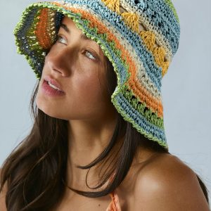 White Papyrus Weaving Straw Fisherman Hat