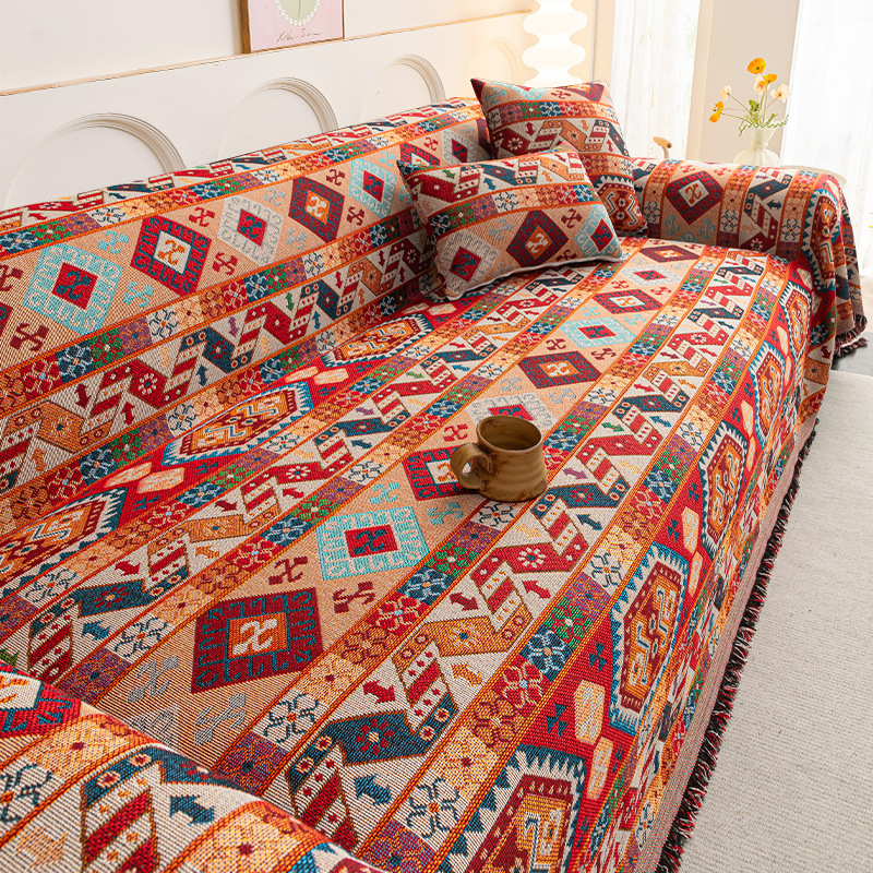 Bohemian Sofa Towel Ethnic Cloth Universal Cover Cover - Image 8