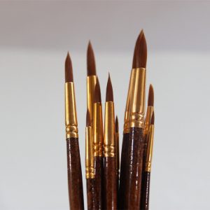 12 Pcs Set Nylon Hair Watercolor Paint Brushes