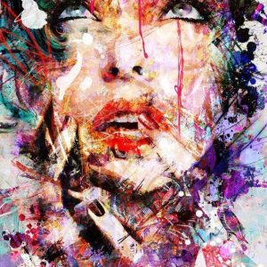 Abstract Portrait Diamond Painting Kit