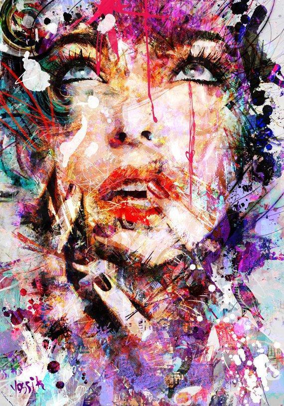 Abstract Portrait Diamond Painting Kit