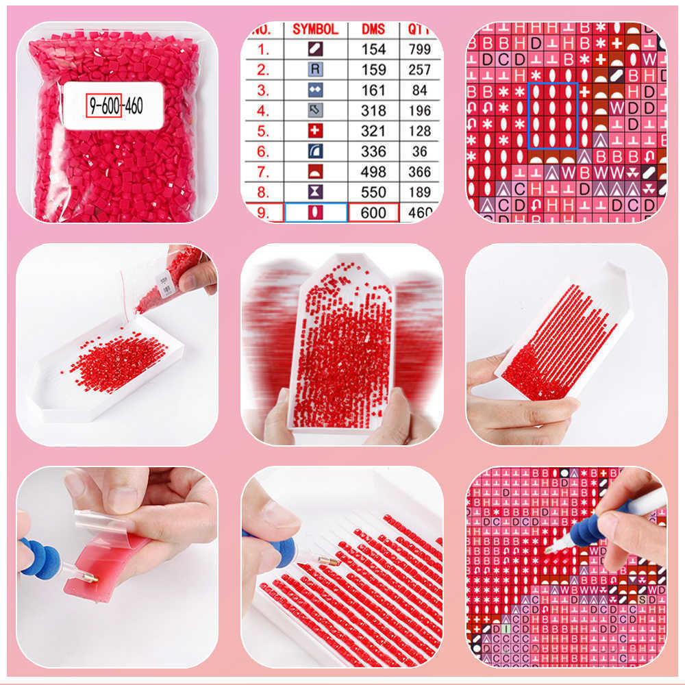 Rose Mosaic Diamond Painting Kit - Image 4