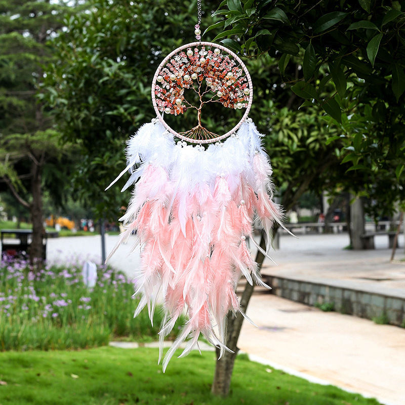 True Love Tree Of Life Girl Heart Supplement Dreamcatcher Hanging Ornaments - Image 2