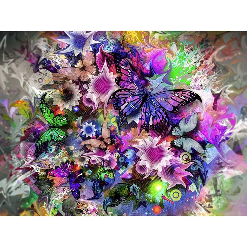 Colorful Butterfly Spectrum Diamond Painting Kit