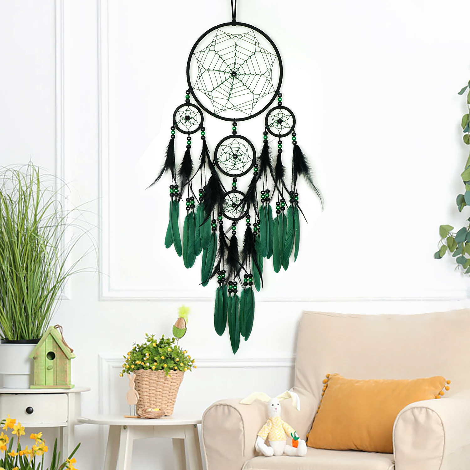 Indian Bohemian Dreamcatcher Room Bedroom Bedside Hanging Ornament - Image 8