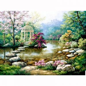 Lake Garden Diamond Painting Kit