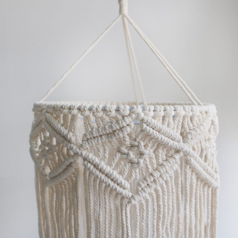 Simple Bohemian Style Hand-woven Lampshade - Image 3