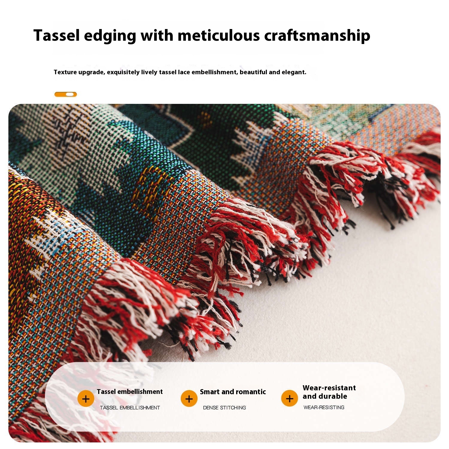 Bohemian Sofa Towel Ethnic Cloth Universal Cover Cover - Image 4