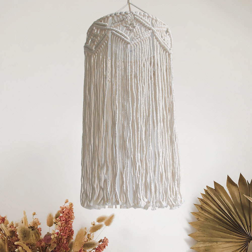 Simple Bohemian Style Hand-woven Lampshade - Image 2