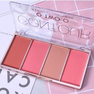Rose Gold Four-color Highlight Blush