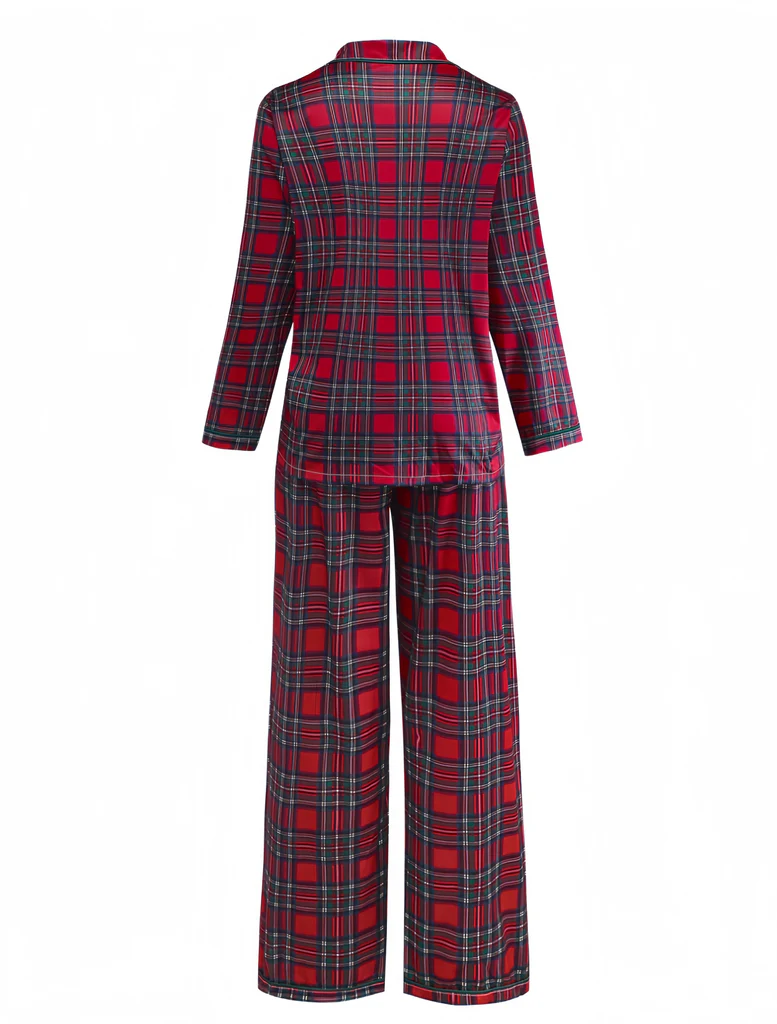 Red Plaid Pajama Set - Image 6