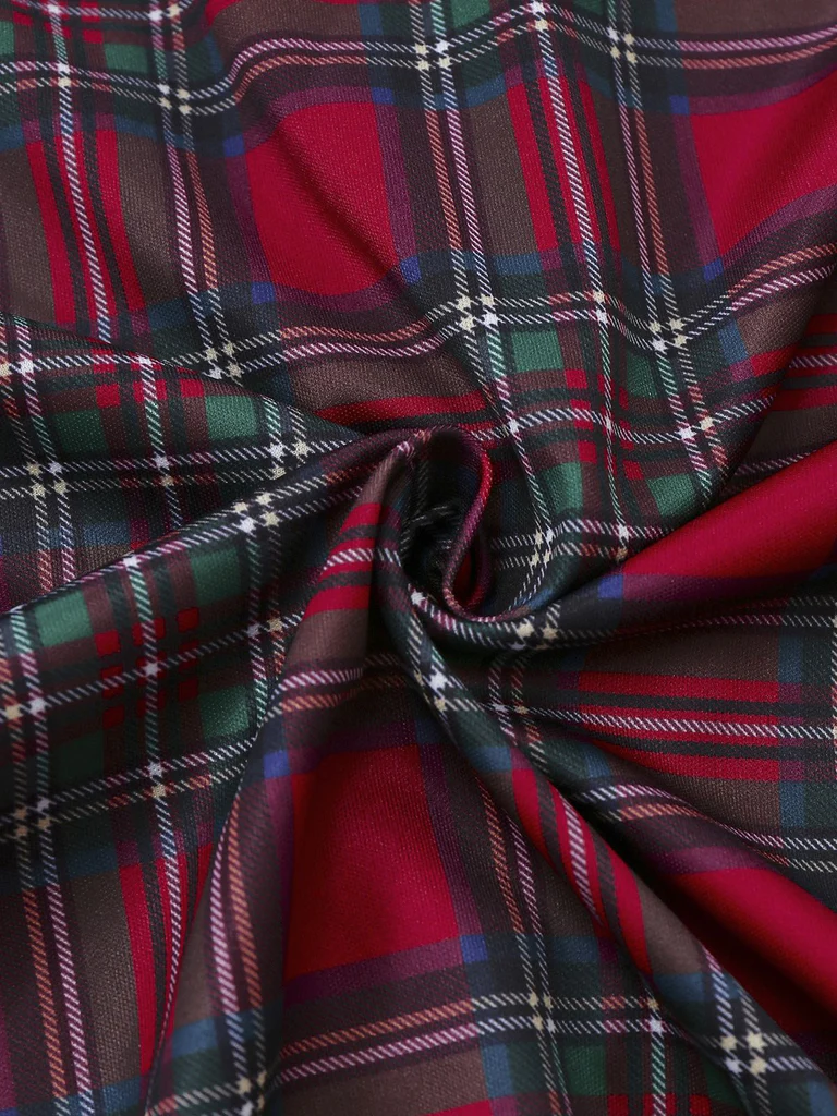 Red Plaid Pajama Set - Image 2